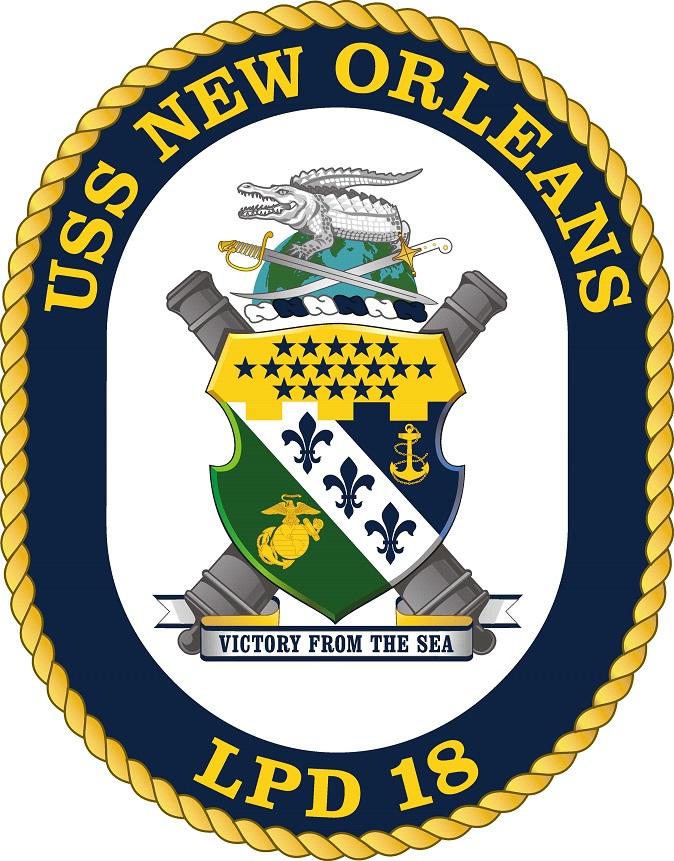 USS New Orleans (LPD 18) Logo